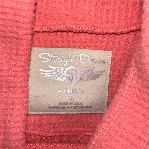 Coral Straight down sweater size S - Picture 3 of 3